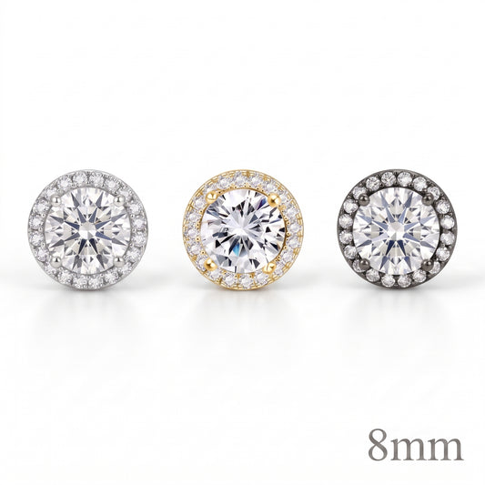 ZeroPierce™ Pave Round Halo