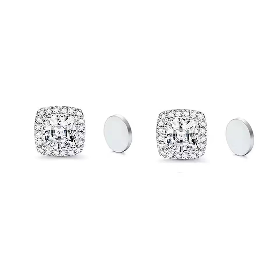 ZeroPierce™ Pave Square Halo