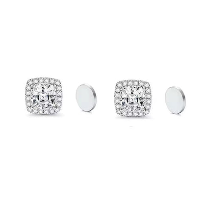 ZeroPierce™ Pave Square Halo